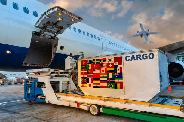 Cargo aircraft and container handling